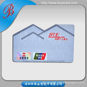 Novel Special Shape PVC Plastic Member Card